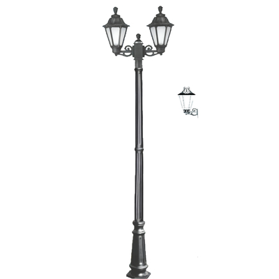 LI-8205-BKT 60-50101 PM Modern Outdoor Pole Light